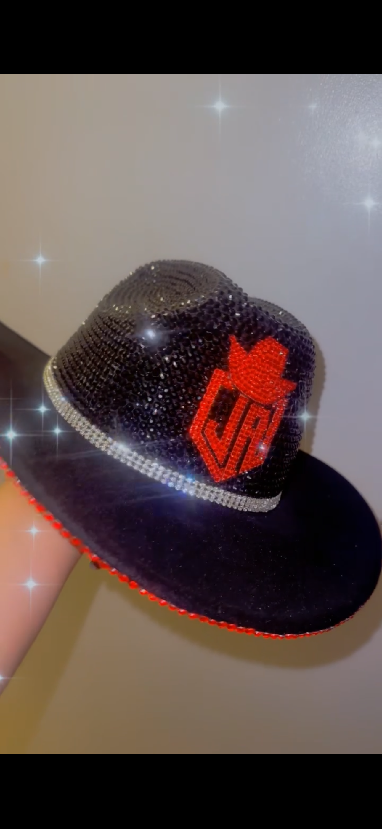 Julion Alvarez Rhinestone hat