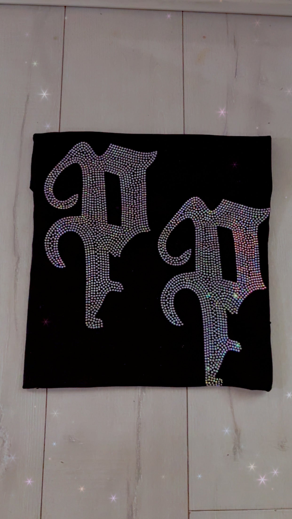 Double P rhinestones shirt