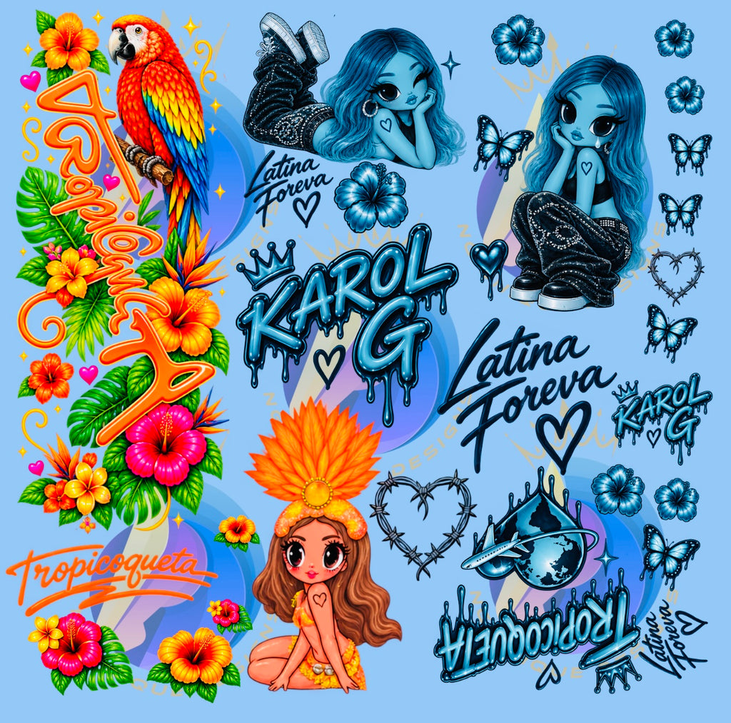Tropicoqueta/Latina foreva gangsheet