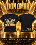 Don Omar Rhinestones Crop top