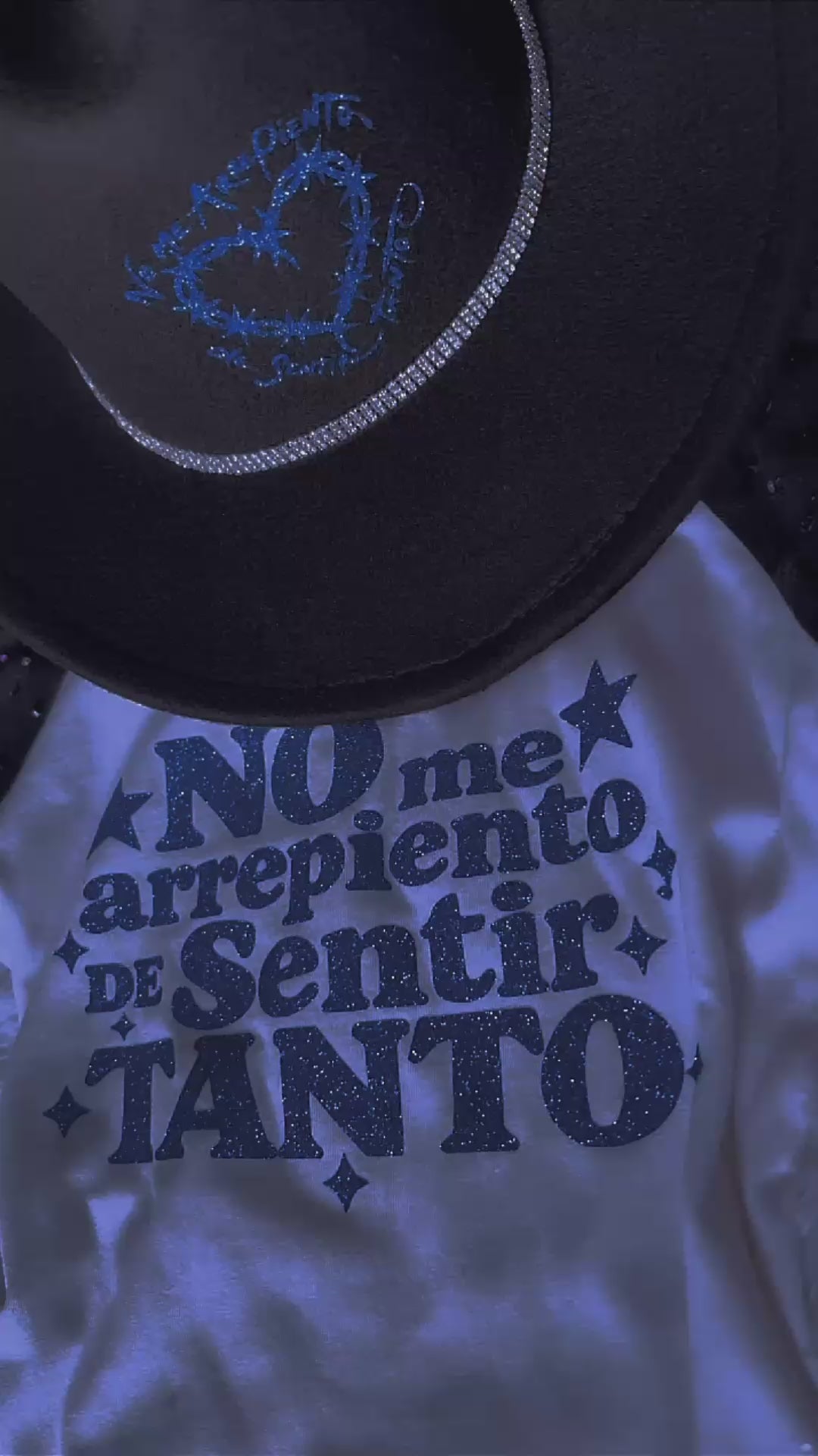 Hat and Rhinestones shirt